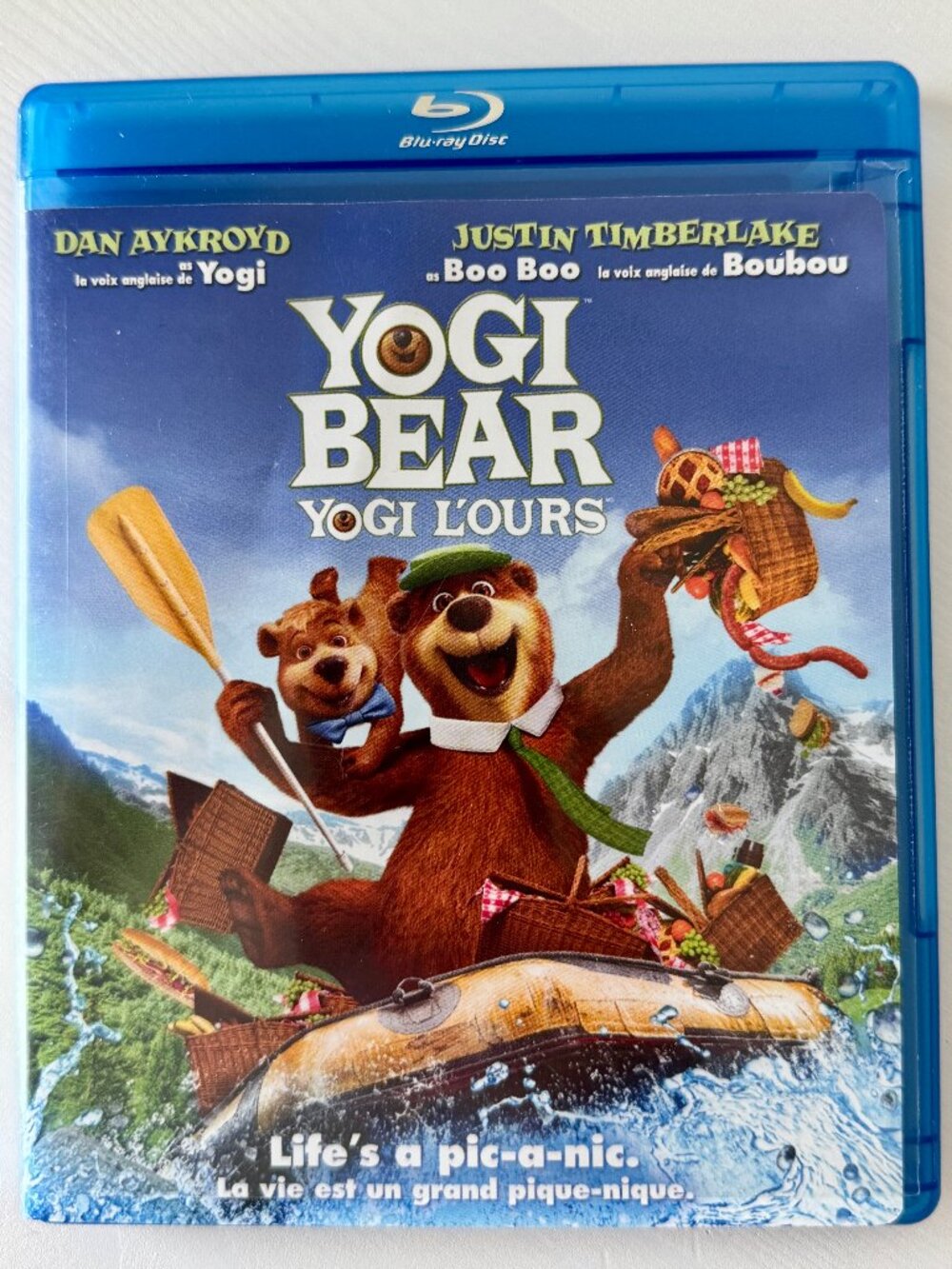 Warner Brothers YOGI BEAR Blu-ray DVD Yogi L'ours